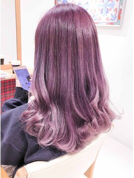 デイズ(days) カット+ピンクバイオレットカラーブリーチ透明感カラー da412