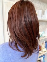 キャアリー(Caary)&nbsp;福山市美容室人気Caary韓国カラー♪コーラルピンク♪