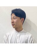 ナチュラル かきあげスタイル