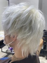 アース 二俣川店(HAIR&MAKE EARTH) ウルフ×ホワイトカラー