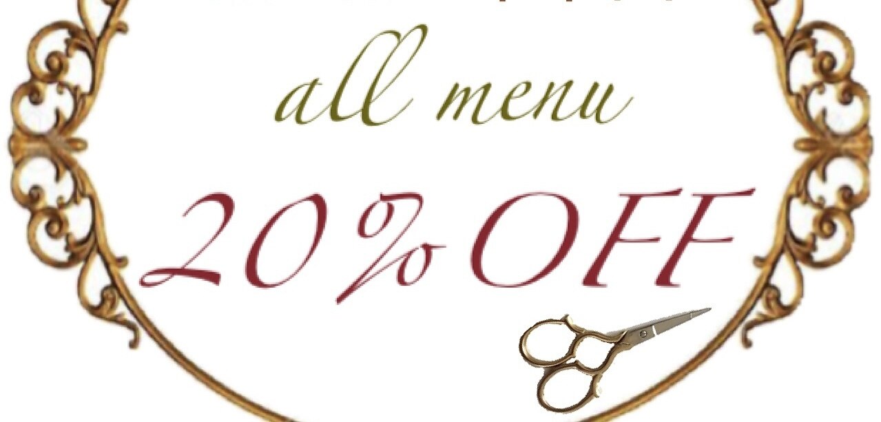 【2・3回目来店限定☆】all menu20％OFF《全員クーポンとの併用可能》