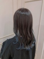 クロップ エス 湘南辻堂(crop es) インナーカラーブルー