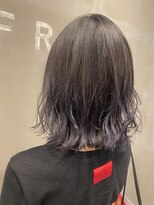 フレーム なんば店(FRAME)&nbsp;★透明感カラー×パープル系×グラデーション風裾カラー★