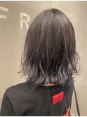 ★透明感カラー×パープル系×グラデーション風裾カラー★