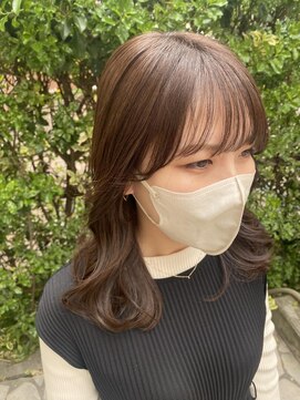 ネオリーブソラ 相模大野店(Neolive sola) チョコレートベージュ×顔まわりカット