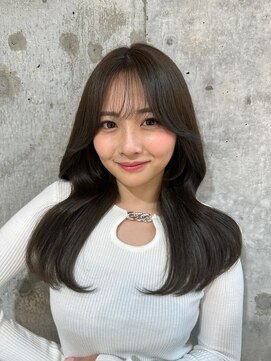 シーシンジュク 新宿南口(Sea shinjuku) 韓国風前髪×レイヤーカット【髪質改善/新宿/レイヤーカット】