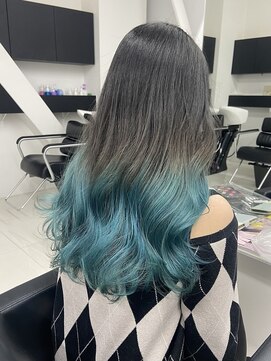 アライブ キチジョウジ(ALIVE Kichijoji) ALIVE Kichijoji /　グラデーションカラー×ターコイズブルー