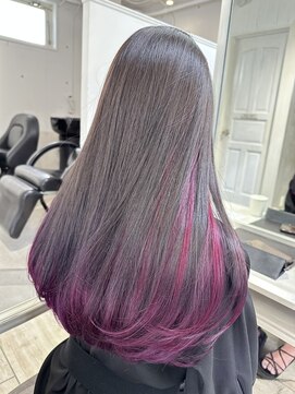 シーン(seen) ◎カシスのデザインカラー○ 斜めバング