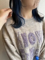 ドット ヘアー(dot.hair) インナーブルー