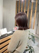 アイリー 名古屋(A/LEE)&nbsp;ボブ／ワインレッド