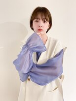 エン(en,)&nbsp;大人かわいいマッシュショートボブ/ブラウンベージュ