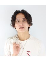 ノッシュ 七隈店(Hair Spa Nosh)&nbsp;センターパートミディアムスパイラル