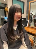 ロングレイヤー　ローレイヤー　艶髪