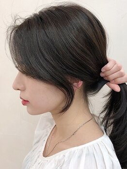 モモ 新大久保(MOMO)の写真/【新大久保駅徒歩5分】本場韓国出身のスタイリストが在籍！あなたの理想の韓国ヘアが叶う◎