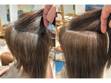 当店オリジナル処方で白髪を活かすスタイルに*おしゃれに染めるmoana式/大人のグレイカラー☆リピート率◎