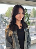 顔まわりレイヤー/ニュアンス巻き
