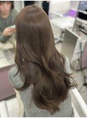 春大人気！ミルクティーブラウン 明るめブラウン 韓国レイヤー