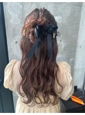 ヘアセットお呼ばれヘア艶髪