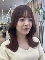 ロンドシエル 横浜(Lond ciel)&nbsp;顔周りカット前髪カット韓国ミディアム/横浜