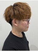 メンズマッシュパーマニュアンスパーマスパイラルパーマ刈り上げ