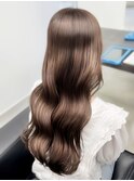 ガーリー大人美人透明感髪質改善ニュアンスカラーくすみカラー