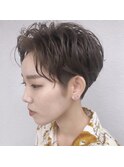 #ハンサムショート#パーマ#毛流れパーマ