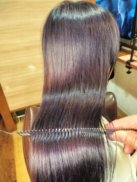ヘアーメイク トレコローリ(hair make trecolori) 【trecolori津田沼】ブルーラベンダー
