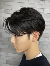 センターパートマッシュ★ 