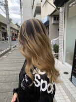 アズールサン 草加西口店(azule-sun)&nbsp;バレイヤージュ,グラデーション,ベージュ,グレージュ【草加】