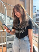 エムサロン 高崎あら町テラス店(emusalon)&nbsp;[mayuki]動く、レイヤーを入れて、colorは柔らかいベージュ