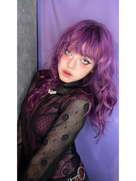 ヌル 表参道本店(Null) パープルカラー/ケアブリーチ/ブリーチカラー/表参道/原宿