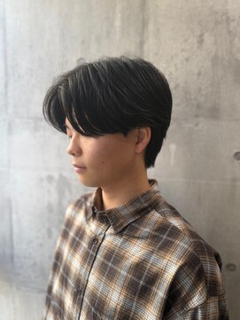 アンダーバーホワイト 南海難波店(_WHITE) ニュアンスパーマ~センターパート~