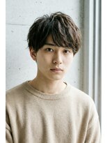 アルバ ヘアリゾート(ALBA)&nbsp;MEN’S/リバースセンターパート/ニュアンスパーマ/三鷹