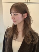 アンカーバイナチュラル(anchor by natural)&nbsp;韓国風/レイヤー/前髪カット/オリーブ/透明感/ハッシュカット