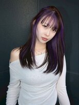 ユルク(JURK nagoya) 栄/ミルクティーブロンド/ダークブルー/デジタルパーマ