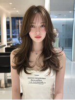 サロンドアイ(salon de i)&nbsp;上品くびれレイヤー × ベージュブラウン