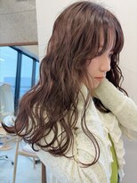 シロ(SiLO)&nbsp;coral brown◯ツヤ感ウェーブヘア