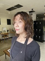 サンズヘアー(3’s hair)&nbsp;＊    前髪までくるん♪外国人風ウェーブボブ＊