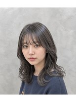 エニル 春日部店(enil)&nbsp;◎セミロングレイヤー×寒色ハイライト＆インナーカラー◎