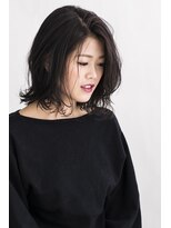 ハナブサ 藤江店(HANABUSA)&nbsp;暗髪×ゆるふわボブ