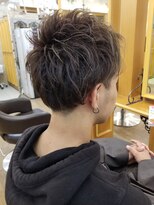 ルークス 中央林間(LOOOKS)&nbsp;スマートレイヤー　刈上げアップバングstyle