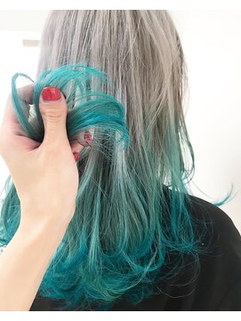シェリ ヘアデザイン(CHERIE hair design) ミントブルー