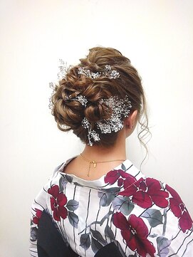 ヘアーアンドメイク ディライト(Hair&Make Delight) 浴衣ヘアアレンジ
