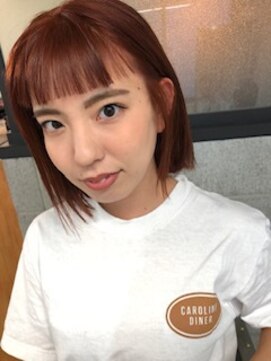 スワッグ(swag) サーモンピンクボブ