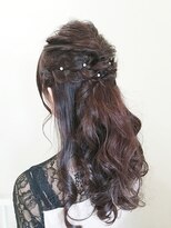 アージュ(Arju)&nbsp;ハーフアップアレンジ♪