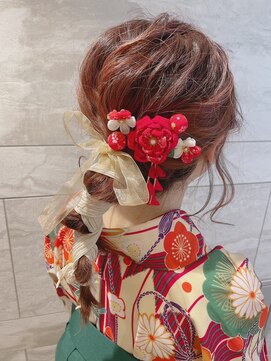 アズーア ヘアーアンドスパ(azure hair&spa) 袴ヘア/ラーメンマンヘア