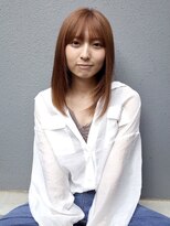 インデックスヘアーユー 錦糸町店(in'dex hair - U)&nbsp;韓国風オレンジベージュ[錦糸町/錦糸町駅/錦糸町北口/カラー]