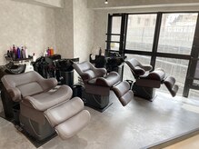 7.シャンプーブースはこちらです。 【渋谷/渋谷駅/ダブルカラー/学割U24/韓国ヘア/インナーカラー/派手髪】