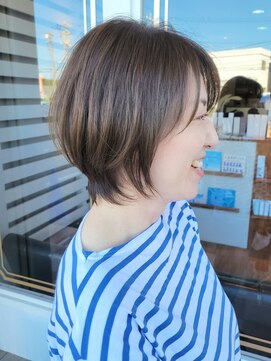 ヘアドレス ルチュラ(Hair dress LucuLa) ルチュラ松島/40代女性小顔ひし形ショート☆ブラシ.アイロンなし