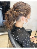 フィオーレ ヘアデザイン(FIORE hair design)&nbsp;ポニーテール　お呼ばれ